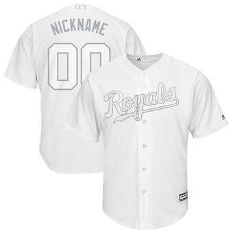 Kansas City Royals Majestic 2019 Players' Weekend Cool Base Roster Customized White Jersey,We sell and wholesale Kansas City Royals Majestic 2019 Players' Weekend Cool Base Roster Customized White Jersey on line form chian!
